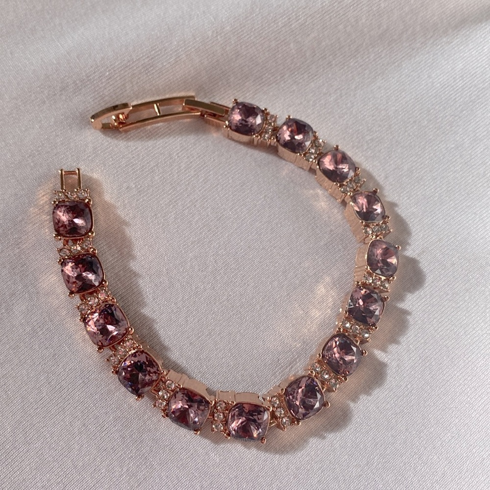 Lavender stone Rose-gold Bracelet